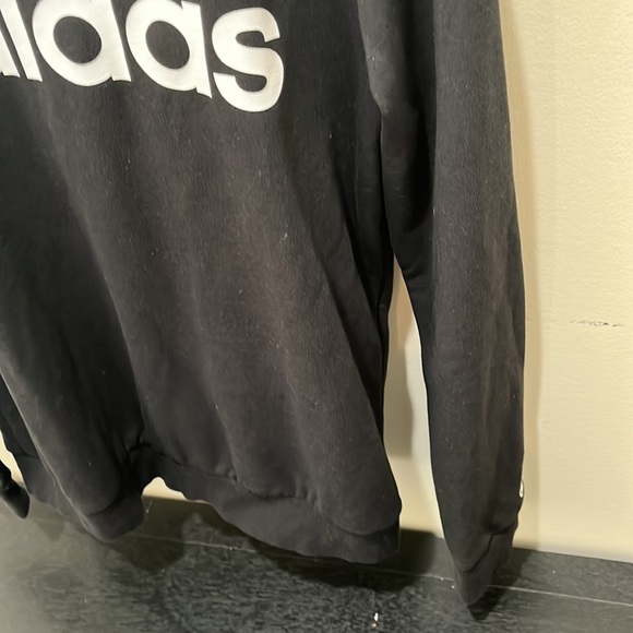 Adidas Essentials Linear Logo Crew Neck Sweatshirt - Picture 6 of 10